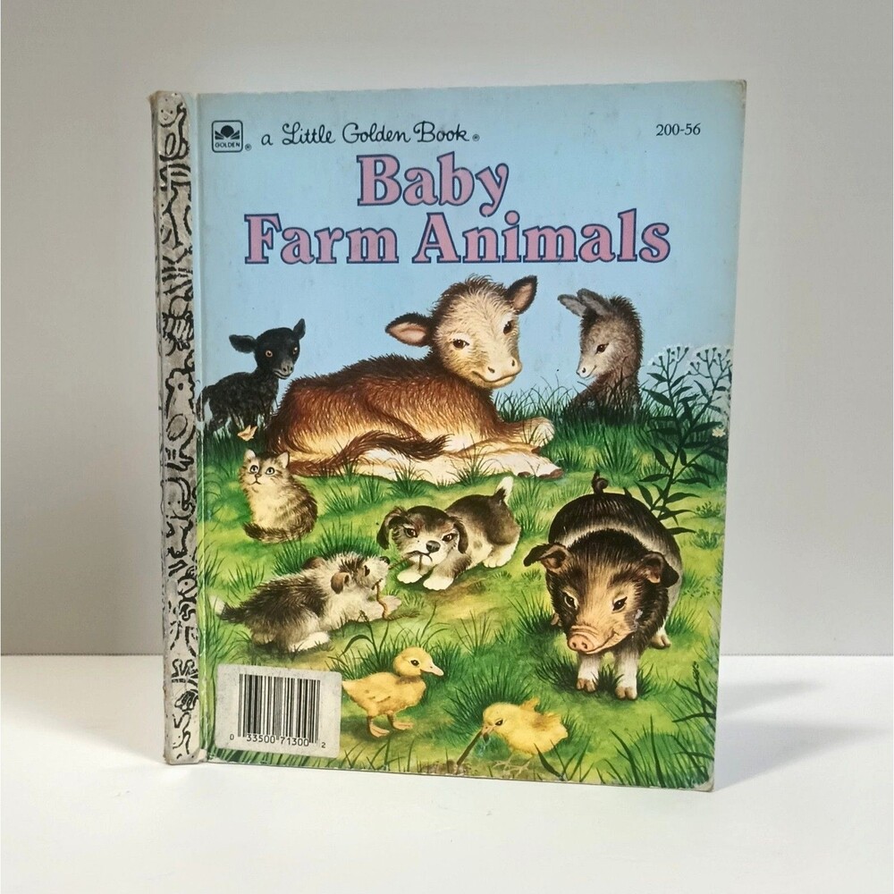 Baby Farm Animals, A Little Golden Book 1991 Vintage Garth Williams